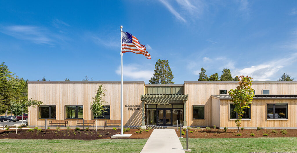 Manzanita City Hall new building construction